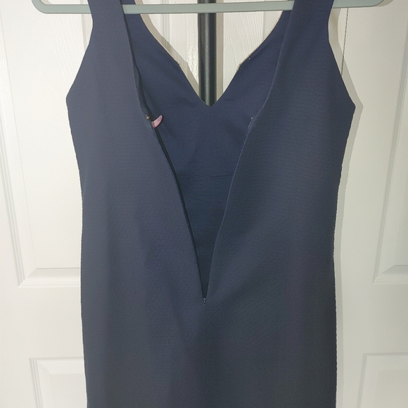 Lilly Pulitzer Elegant Navy Blue Dress with Gold Lace Detail Size Small NWOT - Picture 8 of 10